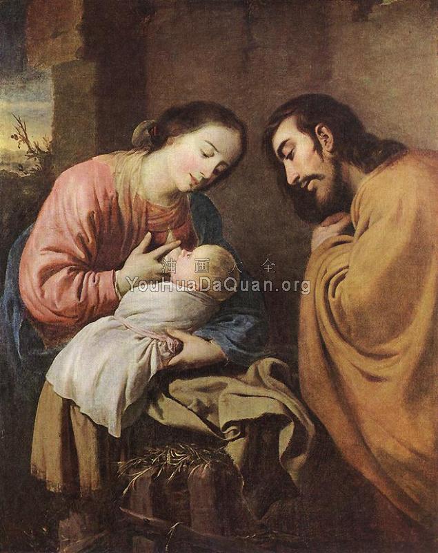 Rest on the Flight to Egypt - 弗朗西斯科·德·苏巴朗